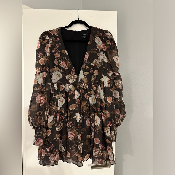 Bardot Dresses & Skirts - REIGN MINI FLORAL DRESS IN DARK VINT by Bardot